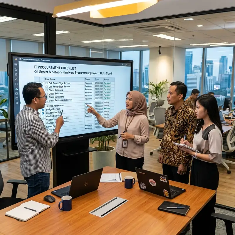 Check-list Sebelum Membeli Panel Interaktif: Panduan untuk Tim IT Pengadaan