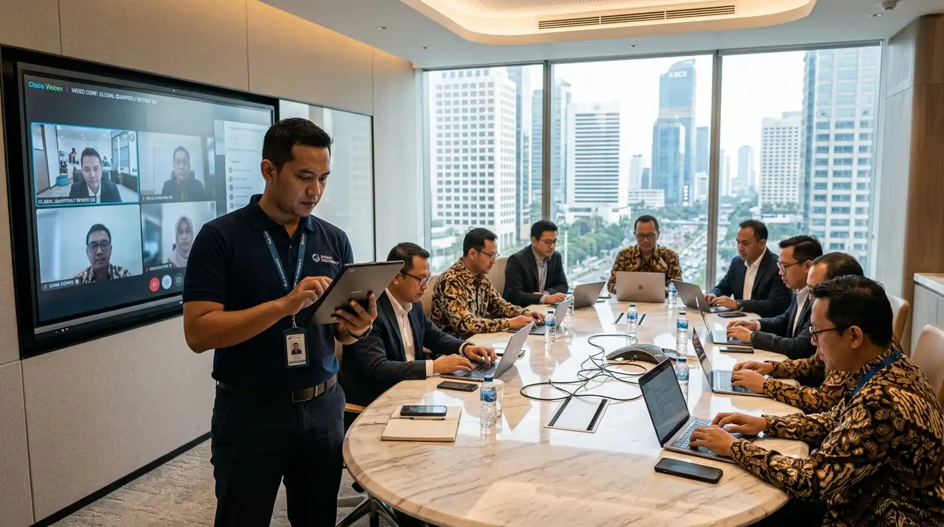 Studi Kasus Efisiensi Waktu Rapat Menggunakan Panel Interaktif PANELPRO