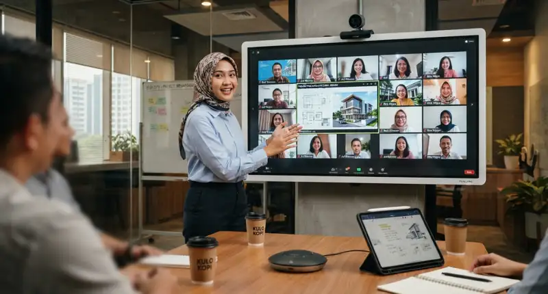 Mengintegrasikan Zoom dan Microsoft Teams dengan Panel Interaktif PANELPRO