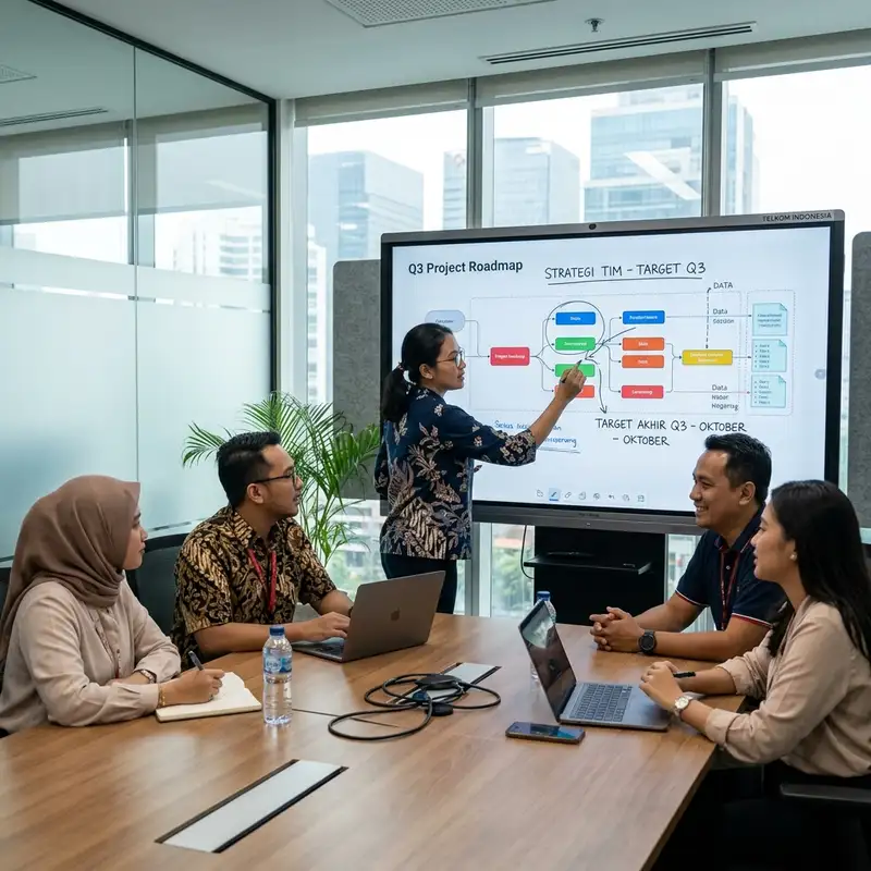 Perbedaan Utama Panel Interaktif dengan TV Biasa untuk Kebutuhan Kolaborasi